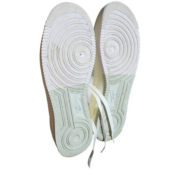 NIKE AIR EUC MENS SZ 10 NIKE 1 07 SILVER AIR FORCE SNEAKER SHOES